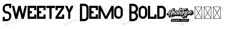 Sweetzy Demo Bold字体转换